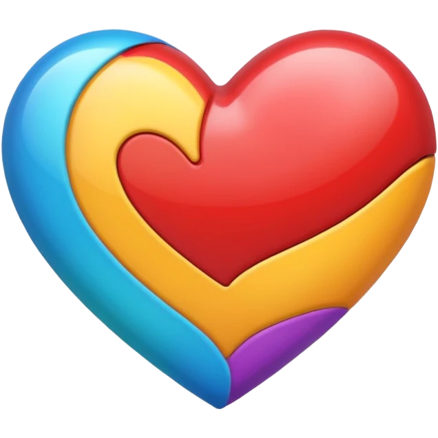 multicolor heart emoji