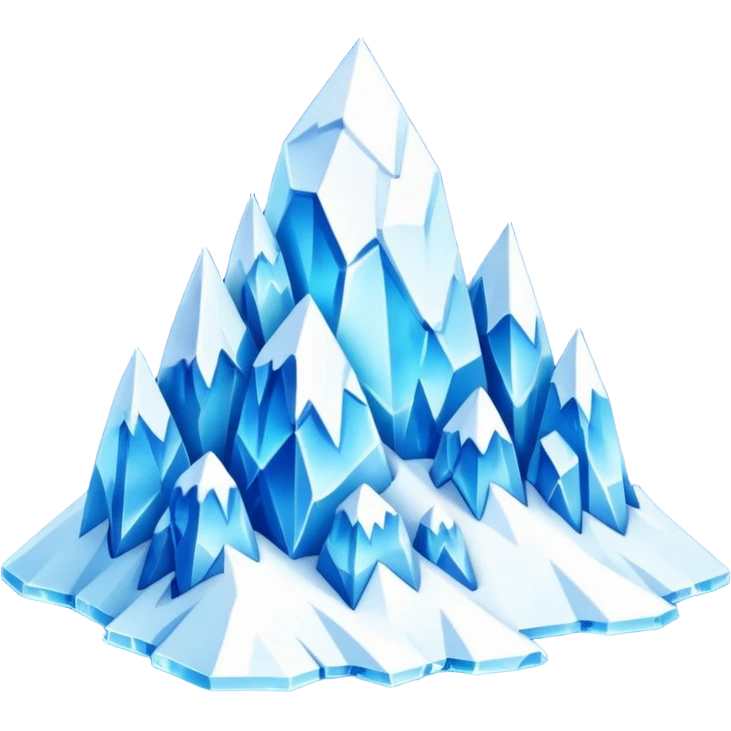 ice mountain emoji