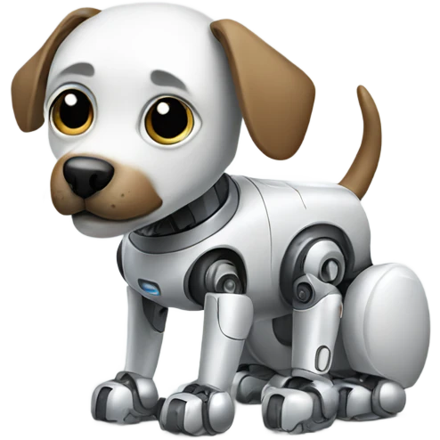 Robotic dog  emoji