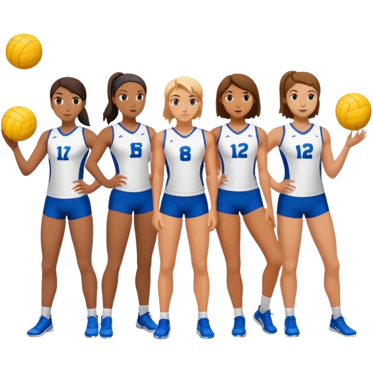 Голые волейболистки  emoji