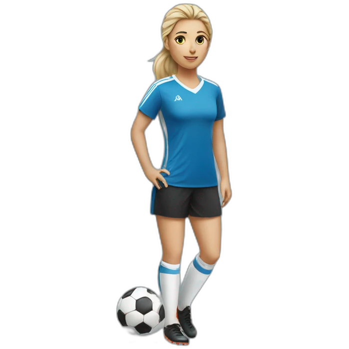 soccer girl emoji