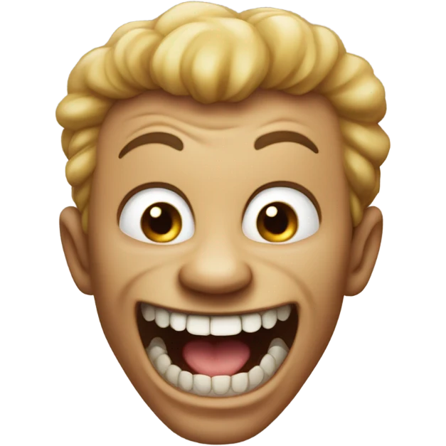 Bab with sharp teeth emoji