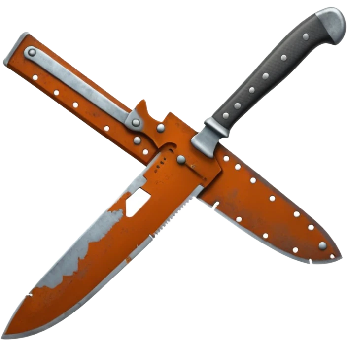 a big machete from the Friday the 13th movie emoji