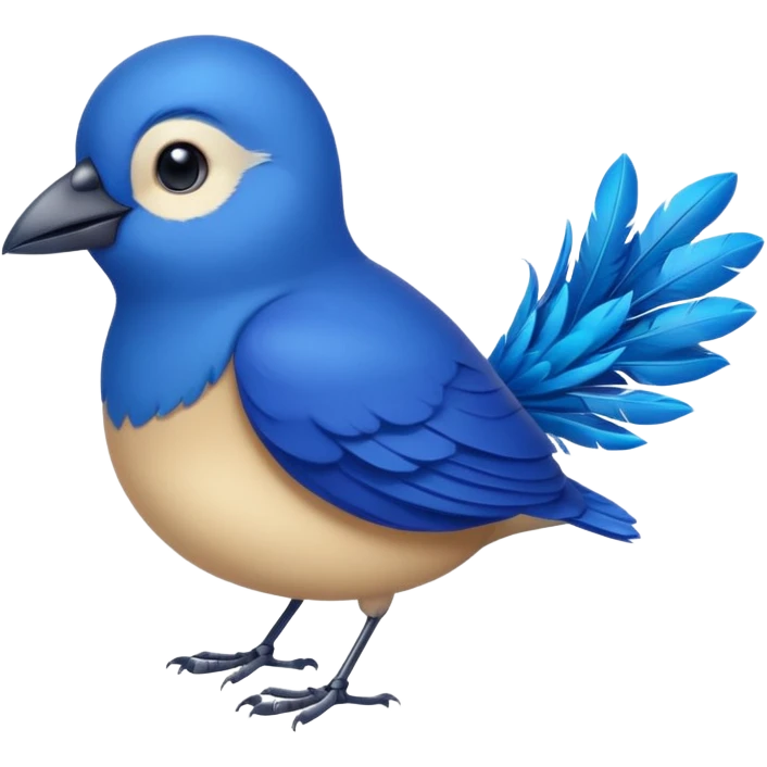 blue bird from brrazil emoji