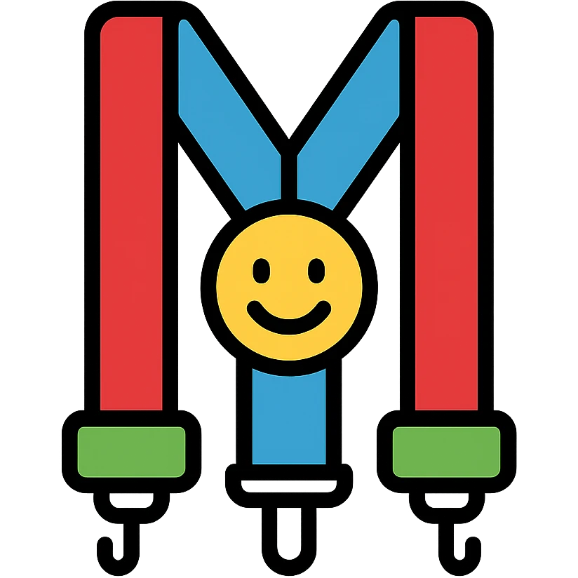 funny suspenders icon emoji