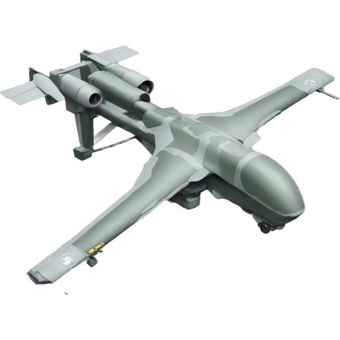 military drone side view emoji