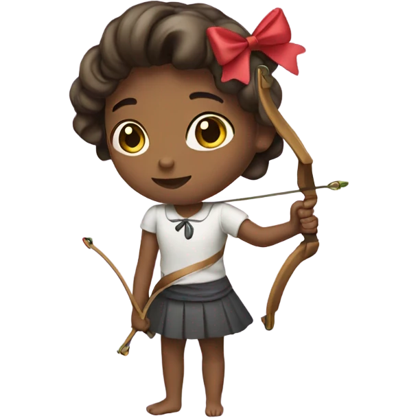girl with a bow  emoji