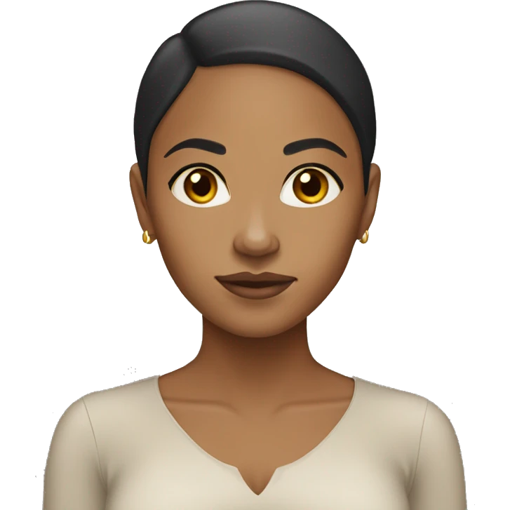 Nigerian lightskin woman emoji