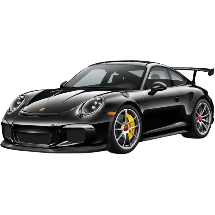 black porsche gt3 emoji