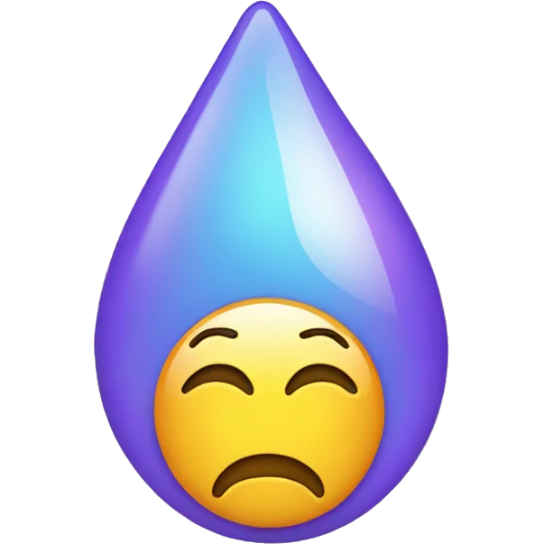 emoji with teardrop  emoji