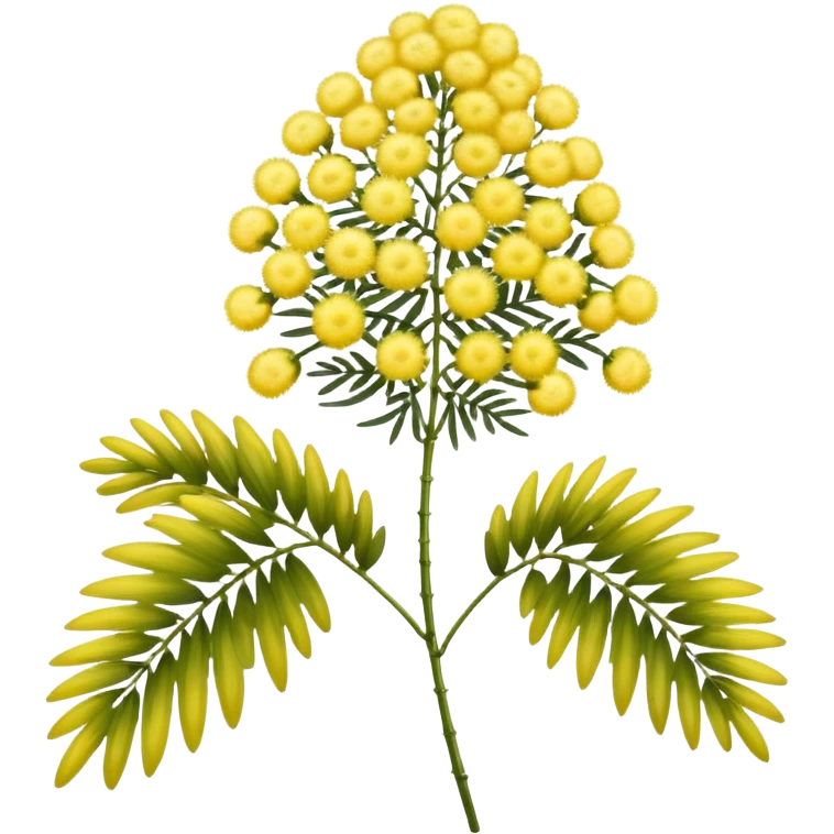 Mimosa flower  emoji