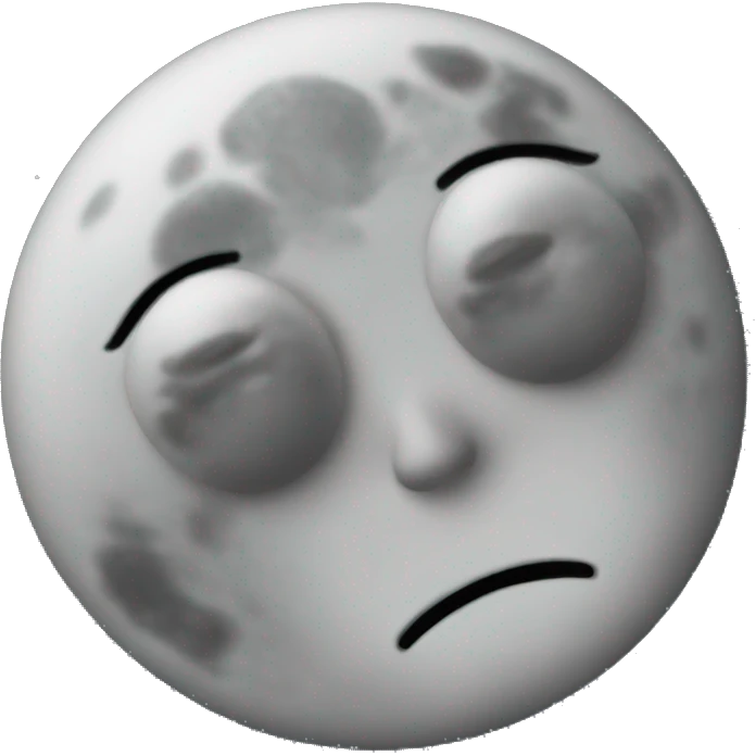 sleeping moon emoji