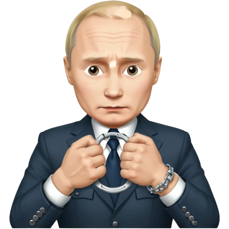 путин рзрывает наручники emoji