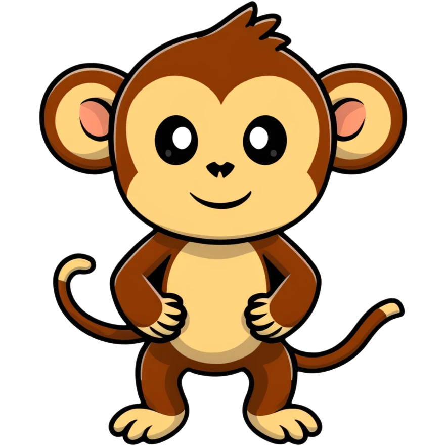 playful monkey emoji