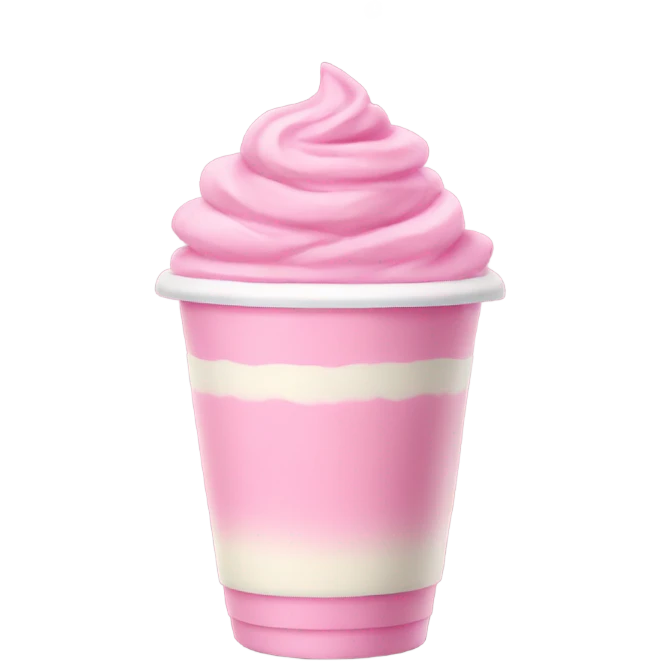 pink latte emoji