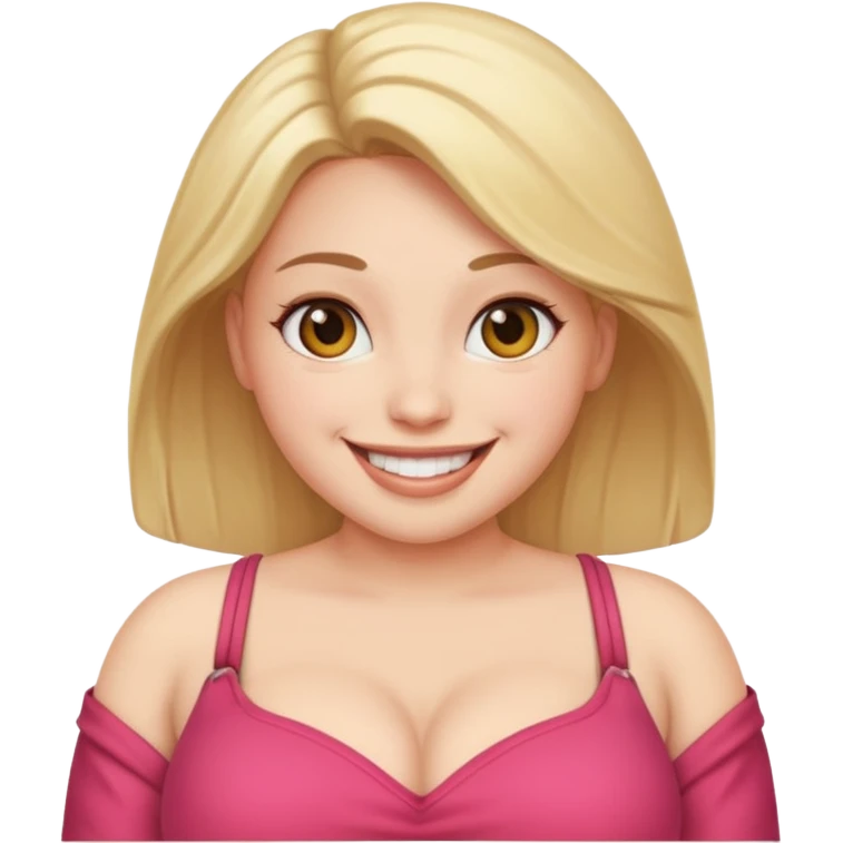3 in ahspe of a big breasts emoji