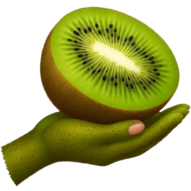 Kiwi skin hand promise emoji
