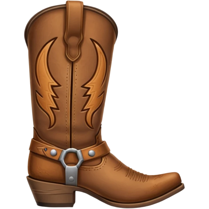 Cowboy boot emoji