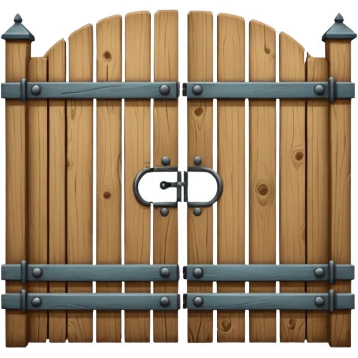 side view gate emoji