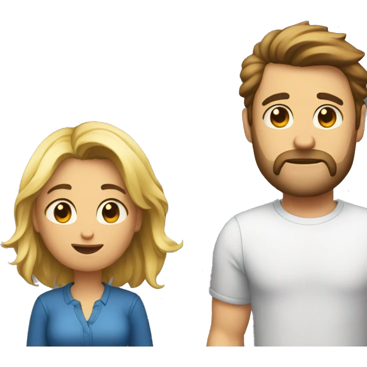 Emily and Chris had a disagreement over a misunderstanding, and they're trying to resolve it through open communication and empathy emoji