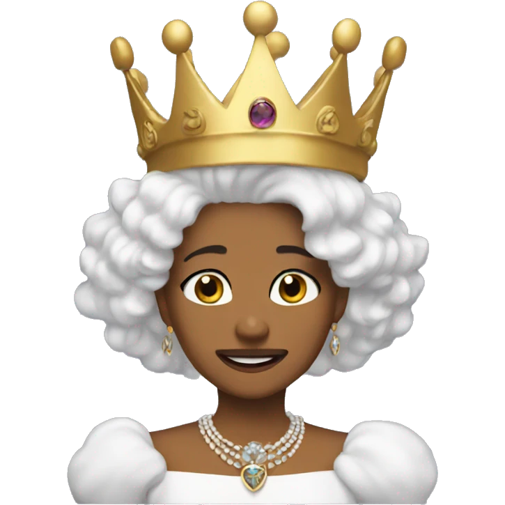 Queen never cry emoji