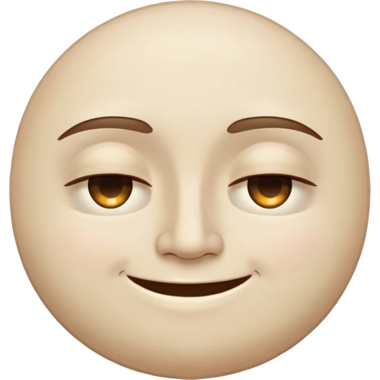 A smiling face with half-closed eyes, dilated pupils, and a relaxed grin - looking very stoned and high emoji