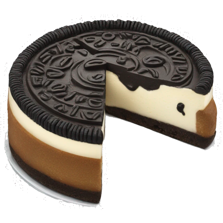 Oreo cheesecake  emoji