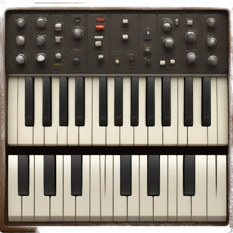 vintage analog synthesizer emoji