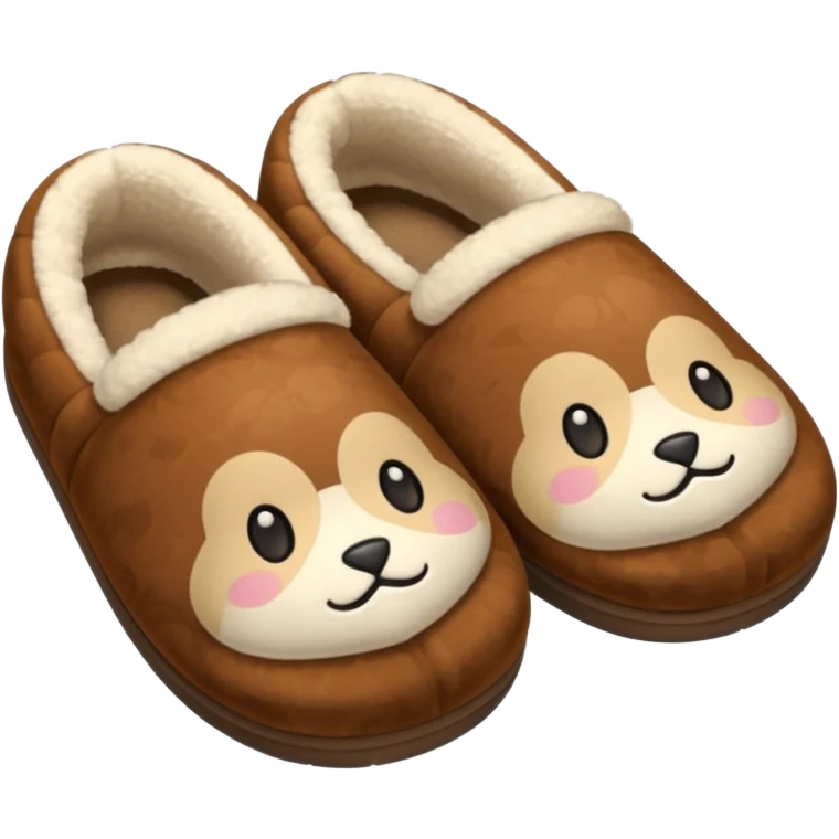 cozy slippers emoji