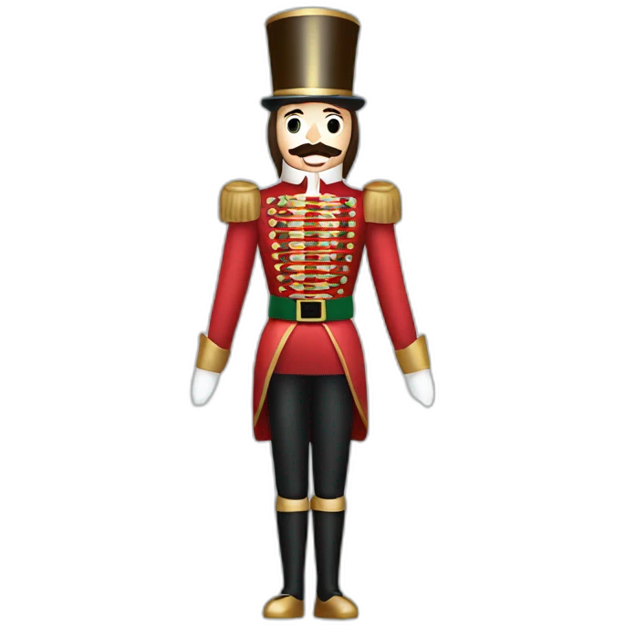 christmas nutcracker full body emoji