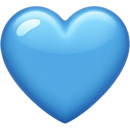 Blue heart emoji