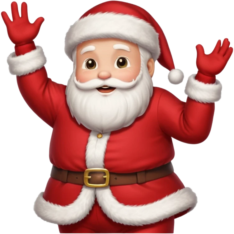 santa claus dance emoji