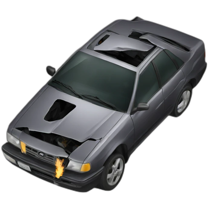 crash-car emoji