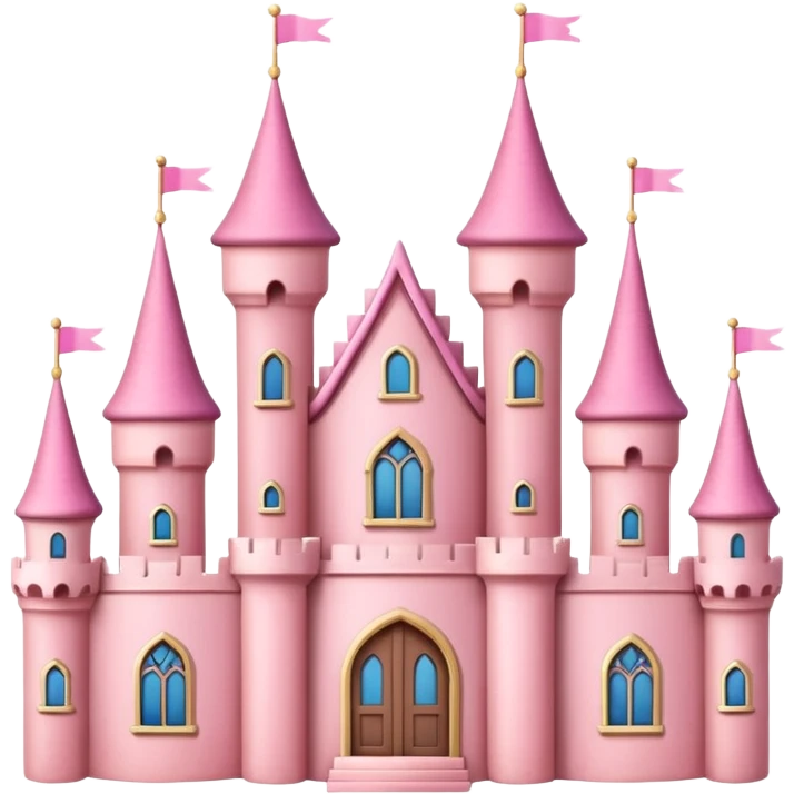 Little Pink castle emoji