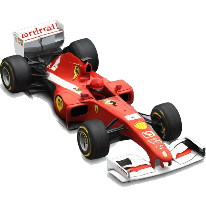 ferrari formula1 car emoji
