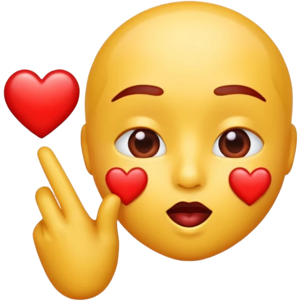 Blowing a kiss emoji emoji