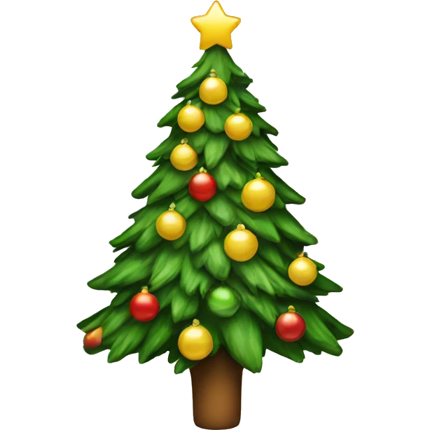 Christmas tree emoji