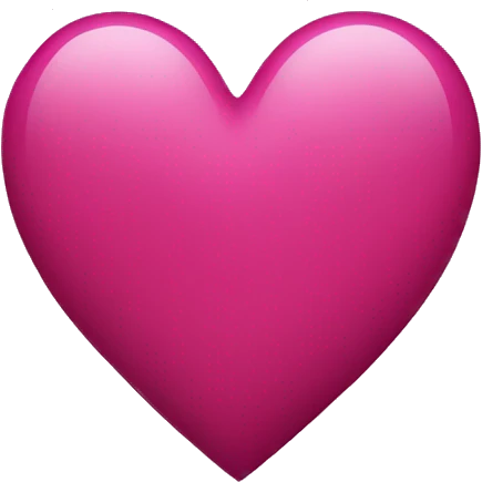 Dark pink heart emoji