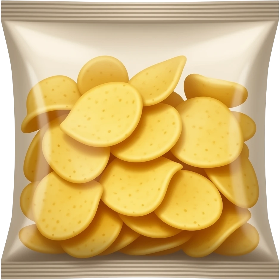 Potato chips (bag) emoji