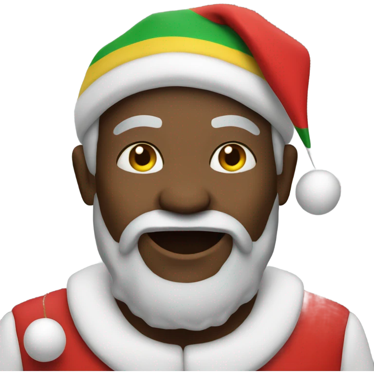 Jamaican santa emoji