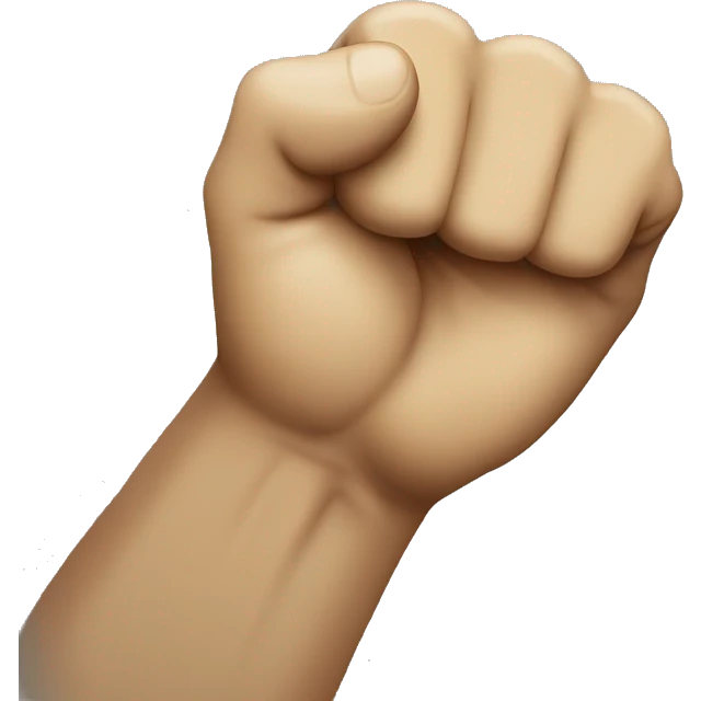 a fist emoji