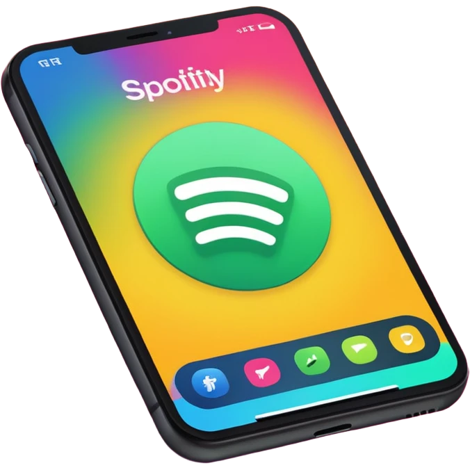 spotify music display  emoji