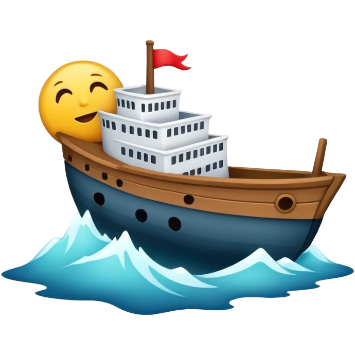 sinking ship emoji