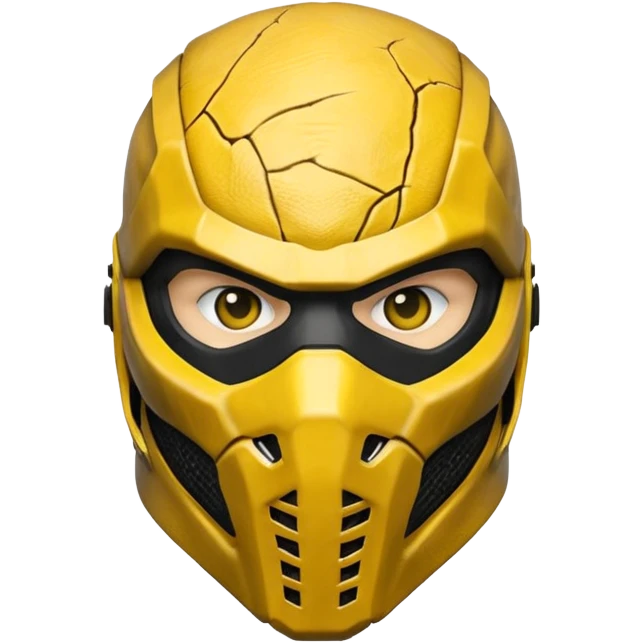 mortal kombat scorpion mask emoji