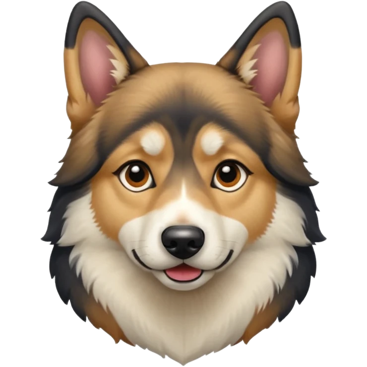 German shepherd husky mix emoji