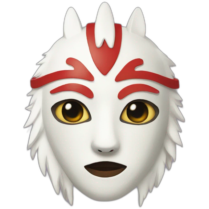 mononoke princess mask emoji