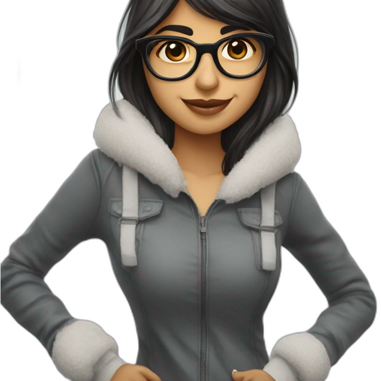 Mia khalifa qui lèche une glace emoji