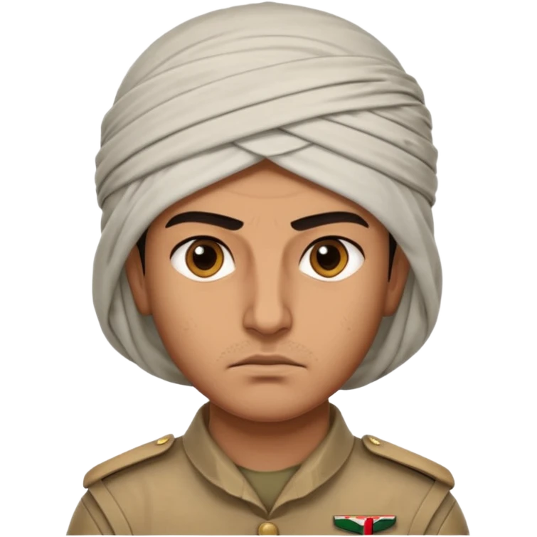 Arab 1984 soldier face emoji