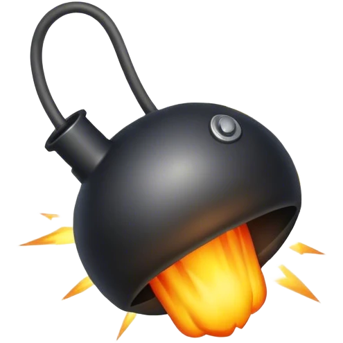 bomb emoji