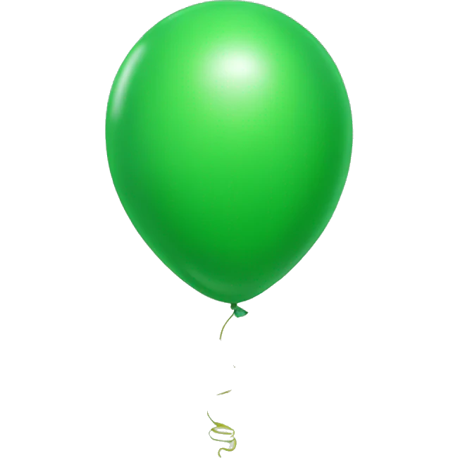 Green baloon emoji